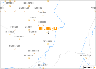 map of Unchibali