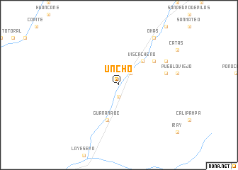 map of Uncho