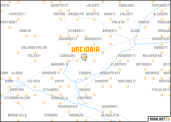 map of Uncioaia