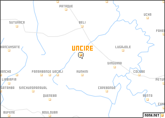 map of Uncirè