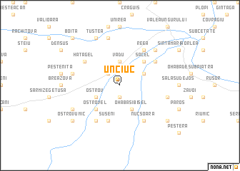 map of Unciuc