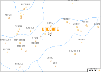 map of Uncoane