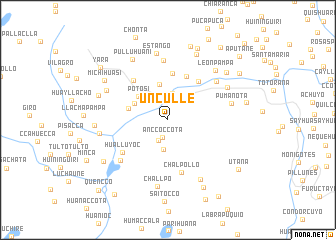 map of Unculle