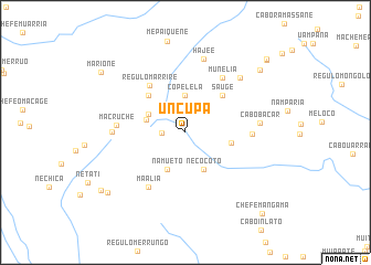 map of Uncupa
