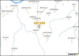 map of Uncupa