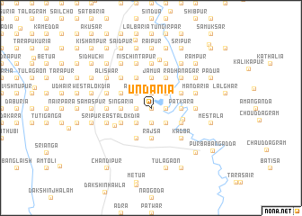 map of Undānia