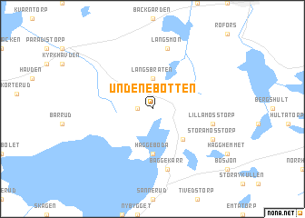 map of Undenebotten