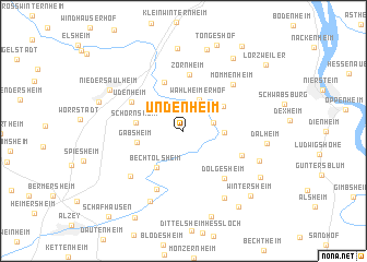 map of Undenheim