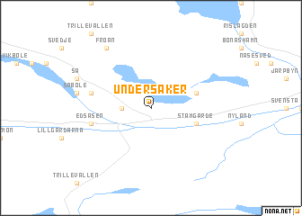 map of Undersåker