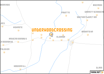 map of Underwood Crossing