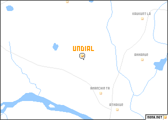 map of Undiāl