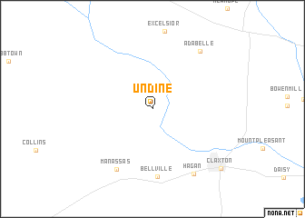 map of Undine