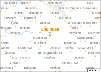 map of Undingen