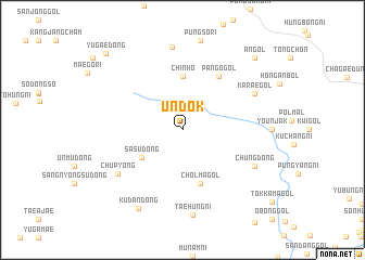 map of Undŏk