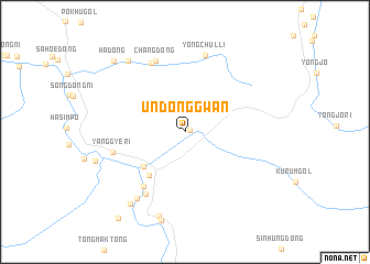 map of Undonggwan