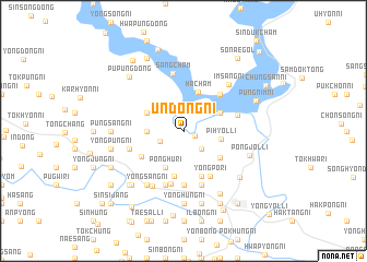 map of Ŭndŏng-ni