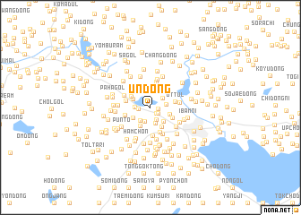 map of Un-dong