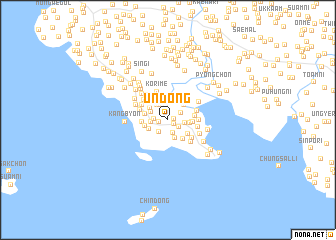 map of Un-dong