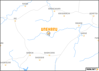 map of Uneharu