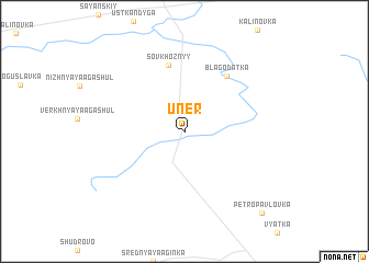 map of Uner