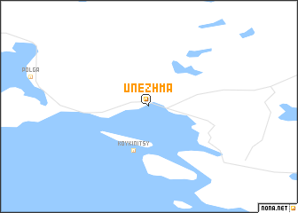 map of Unezhma