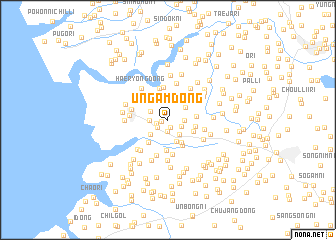 map of Ŭngam-dong