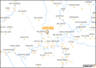 map of Ungao