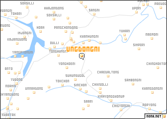 map of Ŭngdŏng-ni