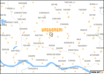 map of Ungdong-ni