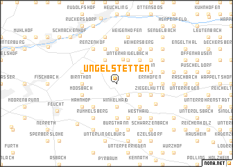 map of Ungelstetten