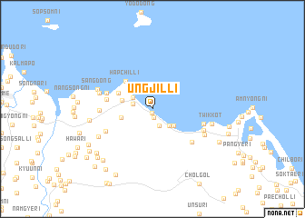 map of Ungjil-li