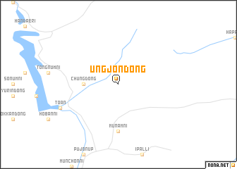 map of Ŭngjŏn-dong