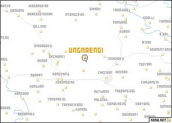 map of Ungnaengi
