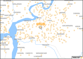 map of Ŭn-gol