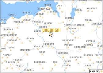 map of Ungong-ni