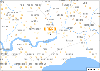 map of Ungro