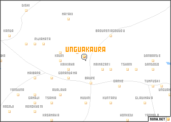 map of Ungua Kaura