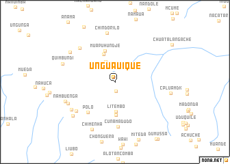 map of Unguauique