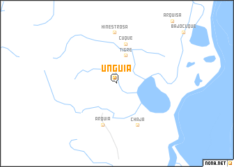 map of Unguía