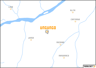 map of Ungungo