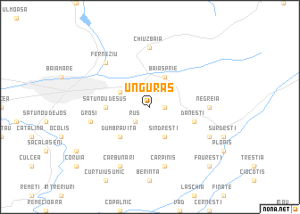 map of Unguraş