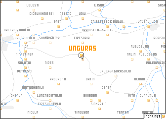 map of Unguraş