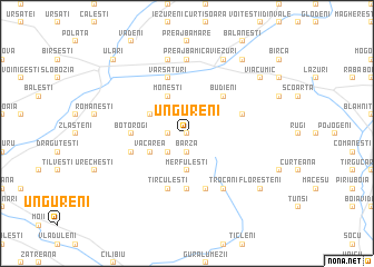 map of Ungureni