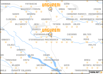 map of Ungureni