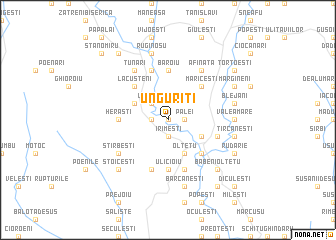 map of Unguriţi