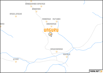 map of Unguru