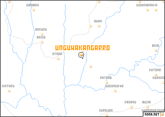 map of Unguwa Kangarro