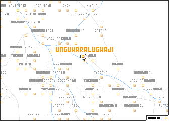 map of Unguwar Alugwaji