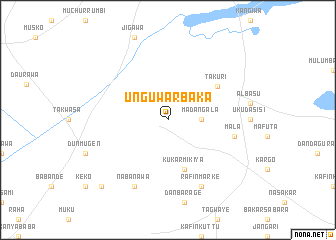 map of Unguwar Baka