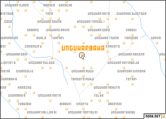 map of Unguwar Bawa